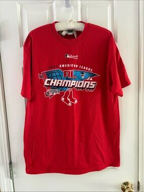 Lee Red Boston AL Champions Graphic Tee